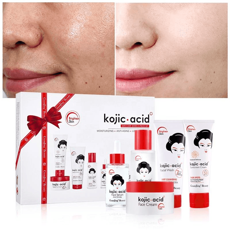 GuanJing Beauty Kojic Acid Skin Care Series 5 Piece Set
Regular